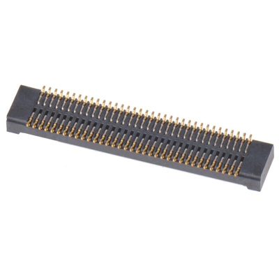 Hirose DF40 Series Straight Surface Mount PCB Socket, 70-Contact, 2-Row, 0.4mm Pitch, Solder Termination