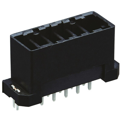 Hirose FX30B Series Straight Through Hole Mount PCB Socket, 4-Contact, 1-Row, 3.81mm Pitch, Solder Termination