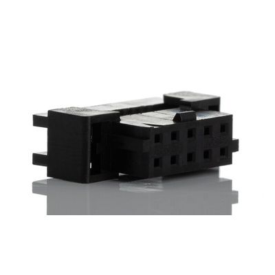 Molex Milli-Grid Series Straight Through Hole Mount PCB Socket, 10-Contact, 2-Row, 2mm Pitch, IDC Termination