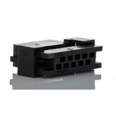 Molex Milli-Grid Series Straight Through Hole Mount PCB Socket, 10-Contact, 2-Row, 2mm Pitch, IDC Termination