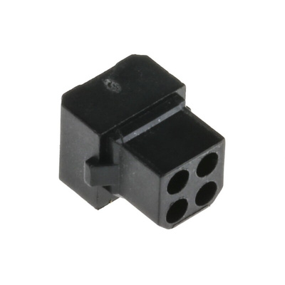 HARWIN Datamate L-Tek Series Straight Cable Mount PCB Socket, 4-Contact, 2-Row, 2mm Pitch, Crimp Termination
