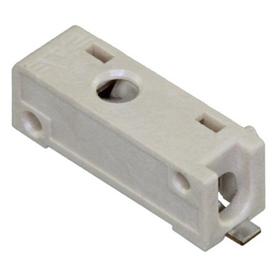 TE Connectivity Straight Surface Mount PCB Socket, 1-Contact, 1-Row, 4mm Pitch, Solder Termination