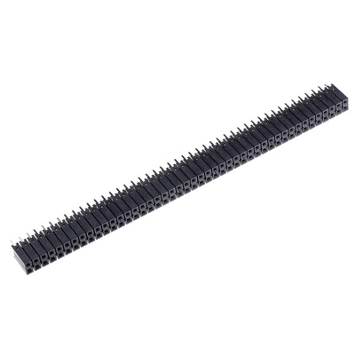 Stelvio Kontek MODUCOM Series Straight Through Hole Mount PCB Socket, 90-Contact, 2-Row, 2.54mm Pitch, Solder