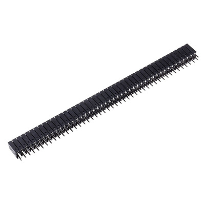 Stelvio Kontek MODUCOM Series Straight Through Hole Mount PCB Socket, 90-Contact, 2-Row, 2.54mm Pitch, Solder