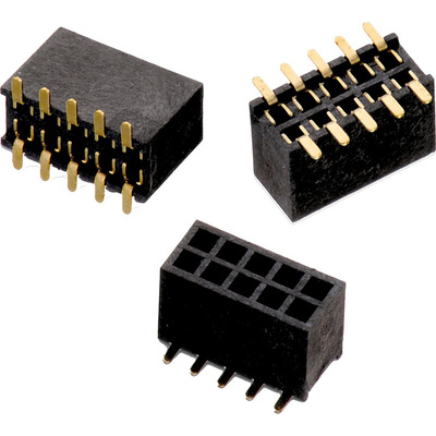 Wurth Elektronik WR-PHD Series Straight PCB Socket, 28-Contact, 2-Row, 1.27mm Pitch