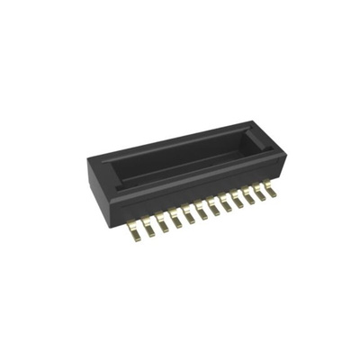 Amphenol Communications Solutions BergStak Series PCB Mount PCB Connector, 20-Contact, 2-Row, 0.4mm Pitch, Pin
