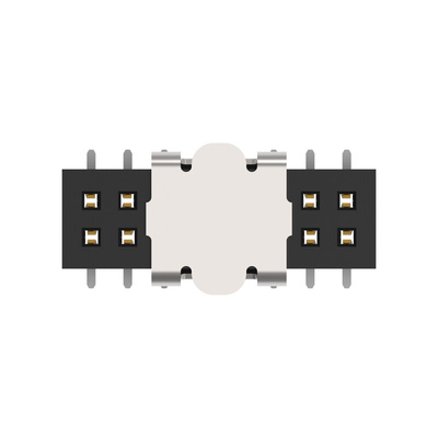 TE Connectivity 1MM-R Series Vertical Board Mount PCB Socket, 20-Contact, 2-Row, 1mm Pitch, Surface Mount Termination