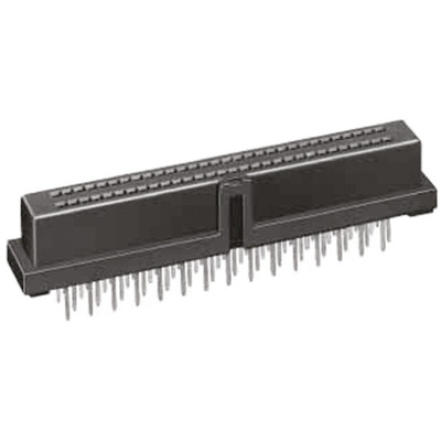 Hirose Straight Through Hole Mount PCB Socket, 40-Contact, 2-Row, 1.27mm Pitch, Solder Termination