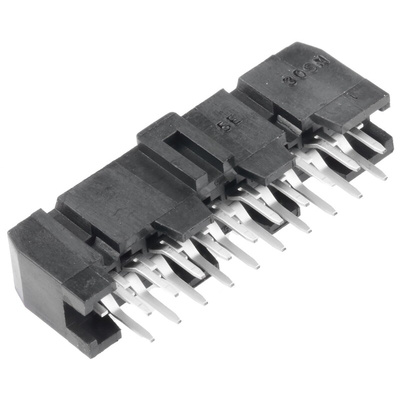 Hirose HIF3FB Series Straight Through Hole Mount PCB Socket, 20-Contact, 2-Row, 2.54mm Pitch, Solder Termination