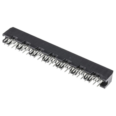 Hirose HIF3FB Series Straight Through Hole Mount PCB Socket, 50-Contact, 2-Row, 2.54mm Pitch, Solder Termination