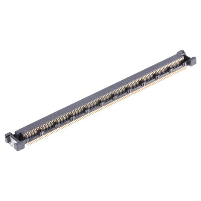 TE Connectivity Free Height Series Straight Surface Mount PCB Socket, 220-Contact, 2-Row, 0.5mm Pitch, Solder