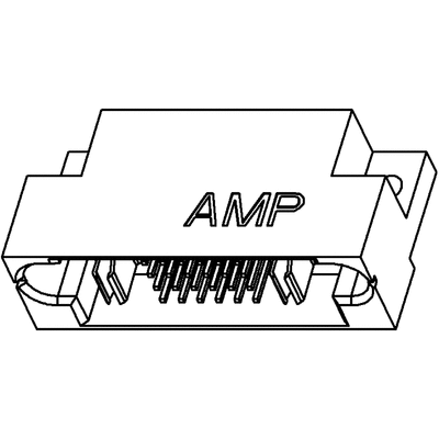 TE Connectivity MULTI-BEAM XL Series Right Angle Through Hole Mount Heavy Duty Power Connector, 26-Contact, 2.54mm