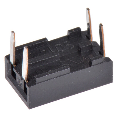 Molex C-Grid Series Right Angle Through Hole Mount PCB Socket, 2-Contact, 1-Row, 2.54mm Pitch, Solder Termination