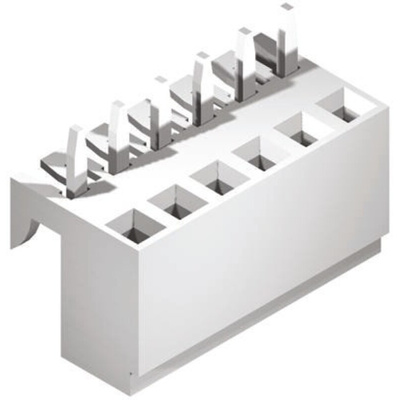 Molex KK 254 Series Straight Through Hole Mount PCB Socket, 4-Contact, 1-Row, 2.54mm Pitch, Solder Termination