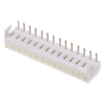 Molex KK 254 Series Right Angle Through Hole Mount PCB Socket, 14-Contact, 1-Row, 2.54mm Pitch, Solder Termination