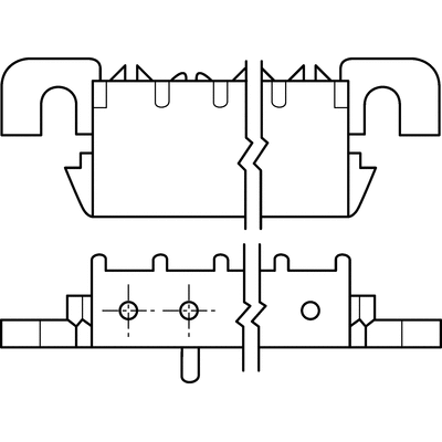 TE Connectivity Universal MATE-N-LOK Series Right Angle Through Hole PCB Socket, 3 Contact(s), 6.35mm Pitch, 1 Row(s),