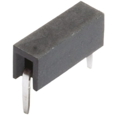 HARWIN Right Angle Through Hole Mount PCB Socket, 2-Contact, 1-Row, 2.54mm Pitch, Solder Termination