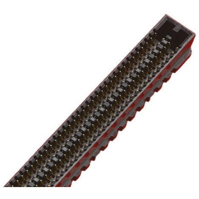 Molex SEARAY* Series Straight Through Hole Mount PCB Socket, 80-Contact, 4-Row, 1.27mm Pitch, Solder Termination
