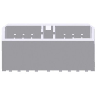 TE Connectivity Multi-Interlock Series Straight Through Hole Mount PCB Socket, 17-Contact, 2-Row, Solder Termination