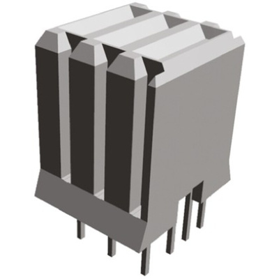 TE Connectivity Z-PACK HM Series Straight Through Hole Mount PCB Socket, 3-Contact, Solder Termination