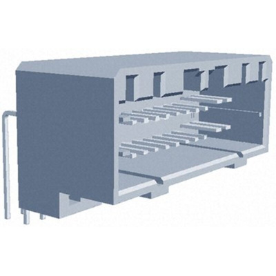 TE Connectivity MULTILOCK 040/070 Series Right Angle Through Hole Mount PCB Socket, 26-Contact, 2-Row, Solder