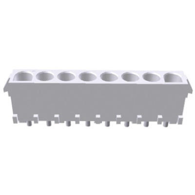 TE Connectivity Universal MATE-N-LOK Series Straight Through Hole Mount PCB Socket, 3-Contact, 6.35mm Pitch, Solder