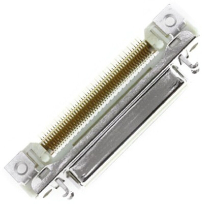 3M 102 Series Right Angle Surface Mount PCB Socket, 50-Contact, 2-Row, 12.7mm Pitch, Solder Termination