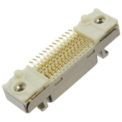 3M 102 Series Right Angle Surface Mount PCB Socket, 20-Contact, 2-Row, 12.7mm Pitch, Solder Termination