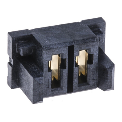 Samtec MPS Series Straight Through Hole Mount PCB Socket, 2-Contact, 1-Row, 5mm Pitch, Solder Termination