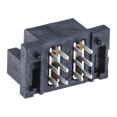 Samtec MPS Series Straight Through Hole Mount PCB Socket, 2-Contact, 1-Row, 5mm Pitch, Solder Termination