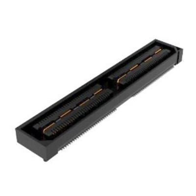 Samtec QSH Series Straight Surface Mount PCB Socket, 120-Contact, 2-Row, 0.5mm Pitch, Solder Termination
