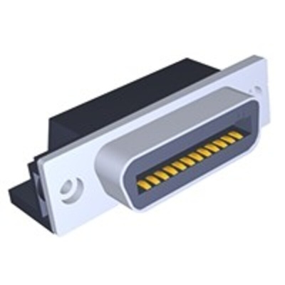 TE Connectivity CHAMP Series Right Angle PCB Mount PCB Socket, 24-Contact, 2-Row, 2.16mm Pitch, Solder Termination