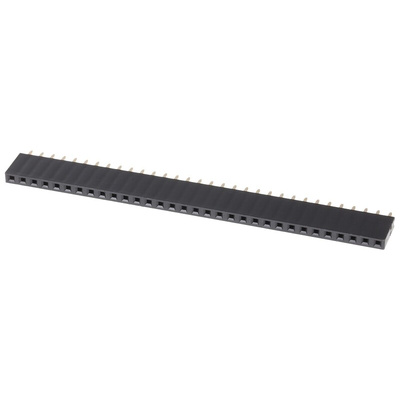 Wurth Elektronik WR-PHD Series Straight Through Hole Mount PCB Socket, 32-Contact, 1-Row, 2.54mm Pitch, Solder
