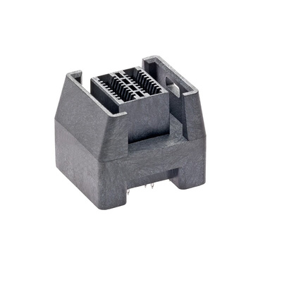Molex iPass zHD Series Through Hole Mount PCB Socket, 0.75mm Pitch, Press-Fit Termination