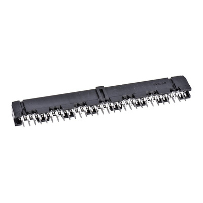 Hirose HIF3FB Series Straight PCB Mount PCB Socket, 60-Contact, 2-Row, 2.54mm Pitch, Through Hole Termination