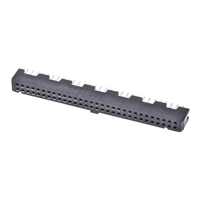 Hirose HIF3FB Series Straight PCB Mount PCB Socket, 60-Contact, 2-Row, 2.54mm Pitch, Through Hole Termination