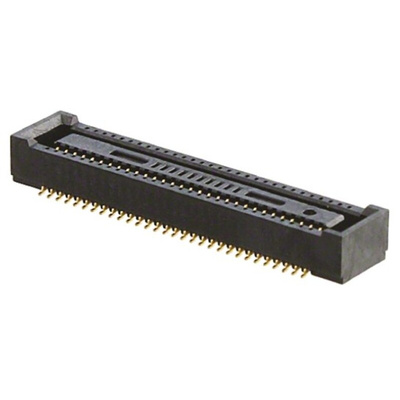 Hirose DF40 Series Straight Surface Mount PCB Socket, 60-Contact, 2-Row, 0.4mm Pitch, Solder Termination