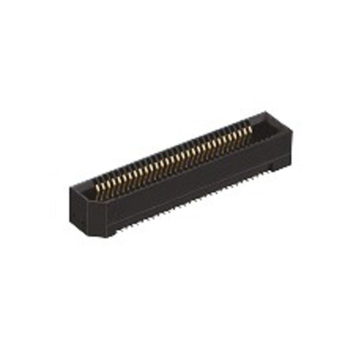 Hirose ER8 Series Straight Surface Mount PCB Socket, 120-Contact, 2-Row, 0.8mm Pitch, Solder Termination