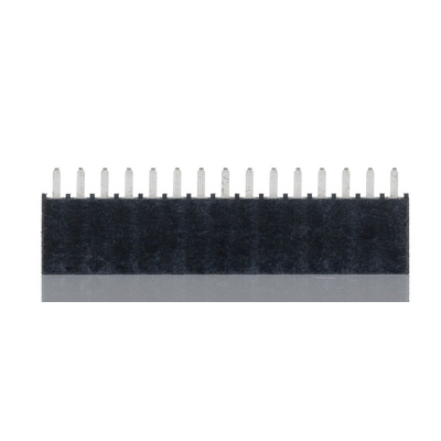 Samtec SSW Series Straight Through Hole Mount PCB Socket, 15-Contact, 1-Row, 2.54mm Pitch, Solder Termination