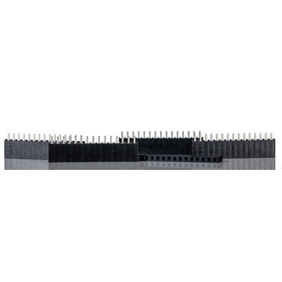 Samtec SSW Series Straight Through Hole Mount PCB Socket, 15-Contact, 1-Row, 2.54mm Pitch, Solder Termination