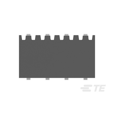 TE Connectivity AMPMODU Series Straight Through Hole Mount PCB Socket, 4-Contact, 1-Row, 2mm Pitch, Solder Termination