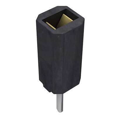 Samtec SSA Series Straight Through Hole Mount PCB Socket, 14-Contact, 1-Row, 2.54mm Pitch, Through Hole Termination