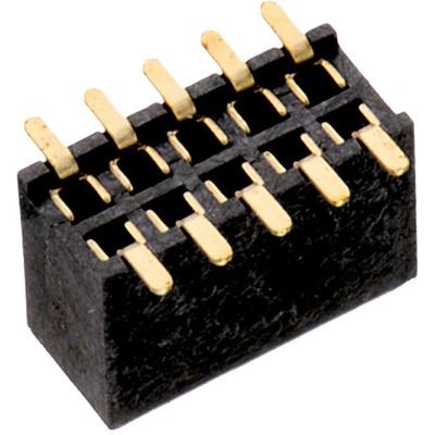 Wurth Elektronik WR-PHD Series Straight PCB Socket, 16-Contact, 2-Row, 1.27mm Pitch