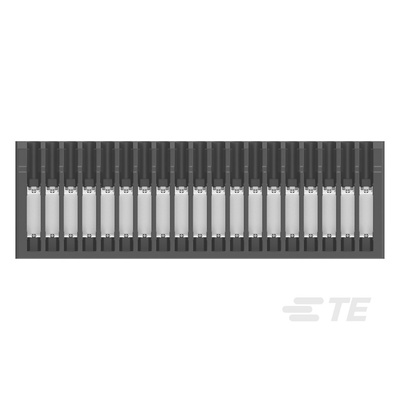 TE Connectivity MICRO CT Series Straight Cable Mount, IDC PCB Socket, 19-Contact, 1-Row, 1.2mm Pitch, IDC Termination