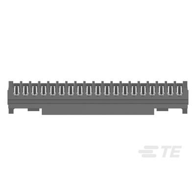 TE Connectivity MICRO CT Series Straight Cable Mount, IDC PCB Socket, 19-Contact, 1-Row, 1.2mm Pitch, IDC Termination