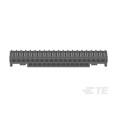 TE Connectivity MICRO CT Series Straight Cable Mount, IDC PCB Socket, 20-Contact, 1-Row, 1.2mm Pitch, IDC Termination