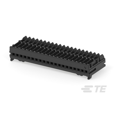 TE Connectivity MICRO CT Series Straight Cable Mount, IDC PCB Socket, 20-Contact, 1-Row, 1.2mm Pitch, IDC Termination