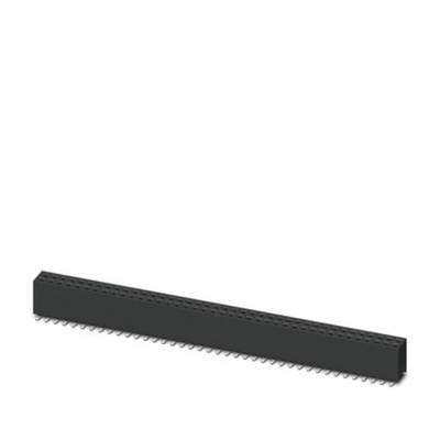 Phoenix Contact 27D/ 50-SV- 490-1-BR, FQ 1 Series Surface Mount Socket Strip, 2-Row, 1.27mm Pitch