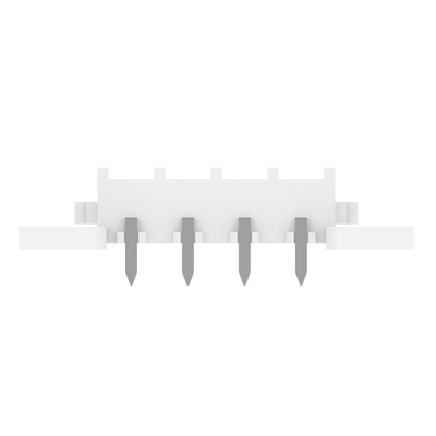 TE Connectivity Universal MATE-N-LOK Series Right Angle Through Hole Mount PCB Socket, 4-Contact, 6.35mm Pitch, Solder
