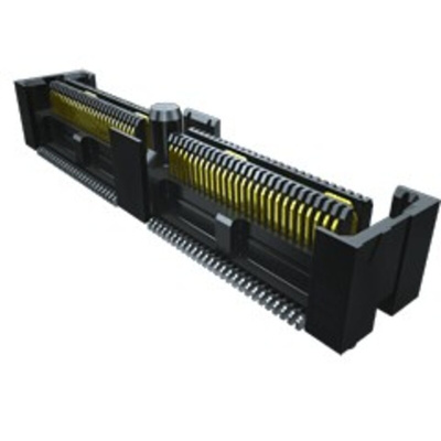 Samtec QFS Series Straight Surface Mount PCB Socket, 52-Contact, 2-Row, 0.635mm Pitch, Solder Termination